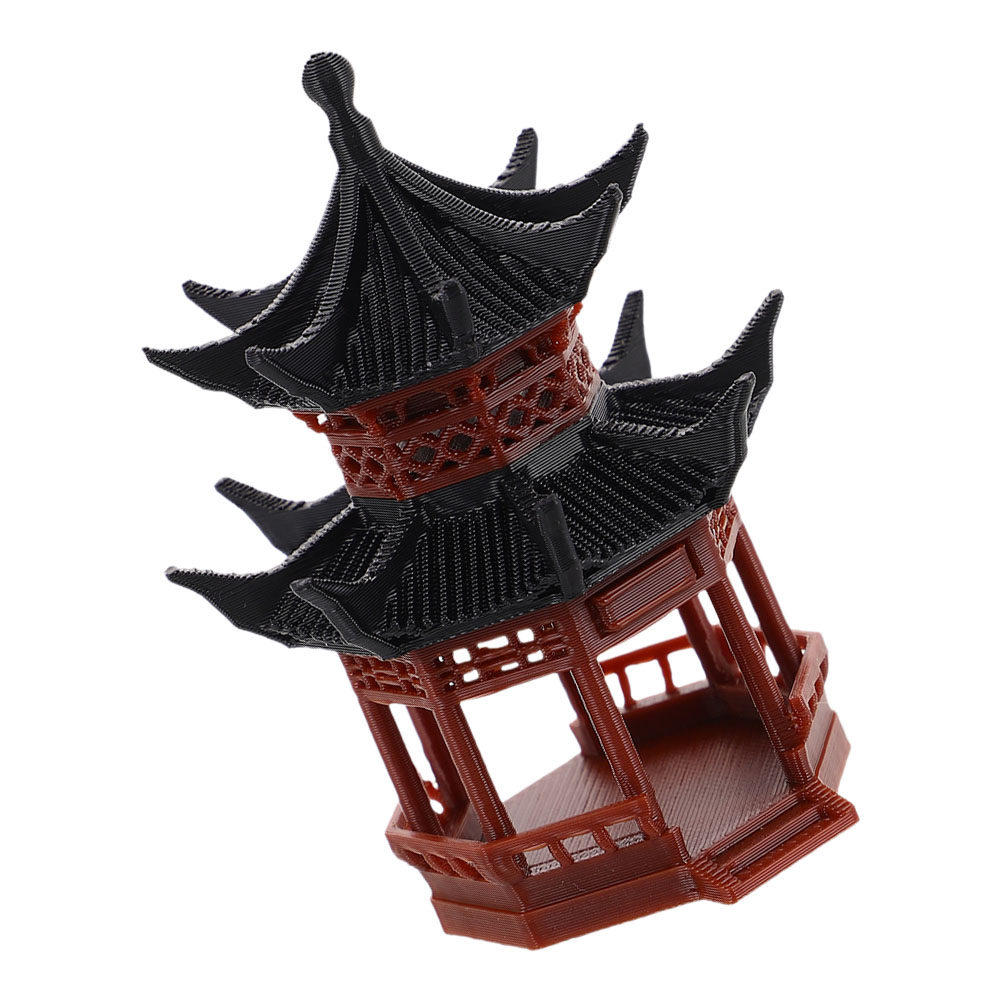 Bonsai Garden Landscape Design - Sculpture de pavillon miniature asiatique pour