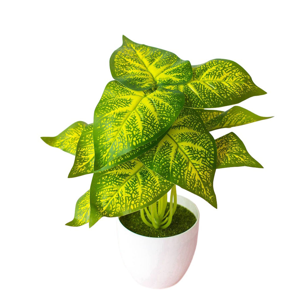 Bonsai Garden Landscape Design - Plante artificielle réaliste en pot, couleurs