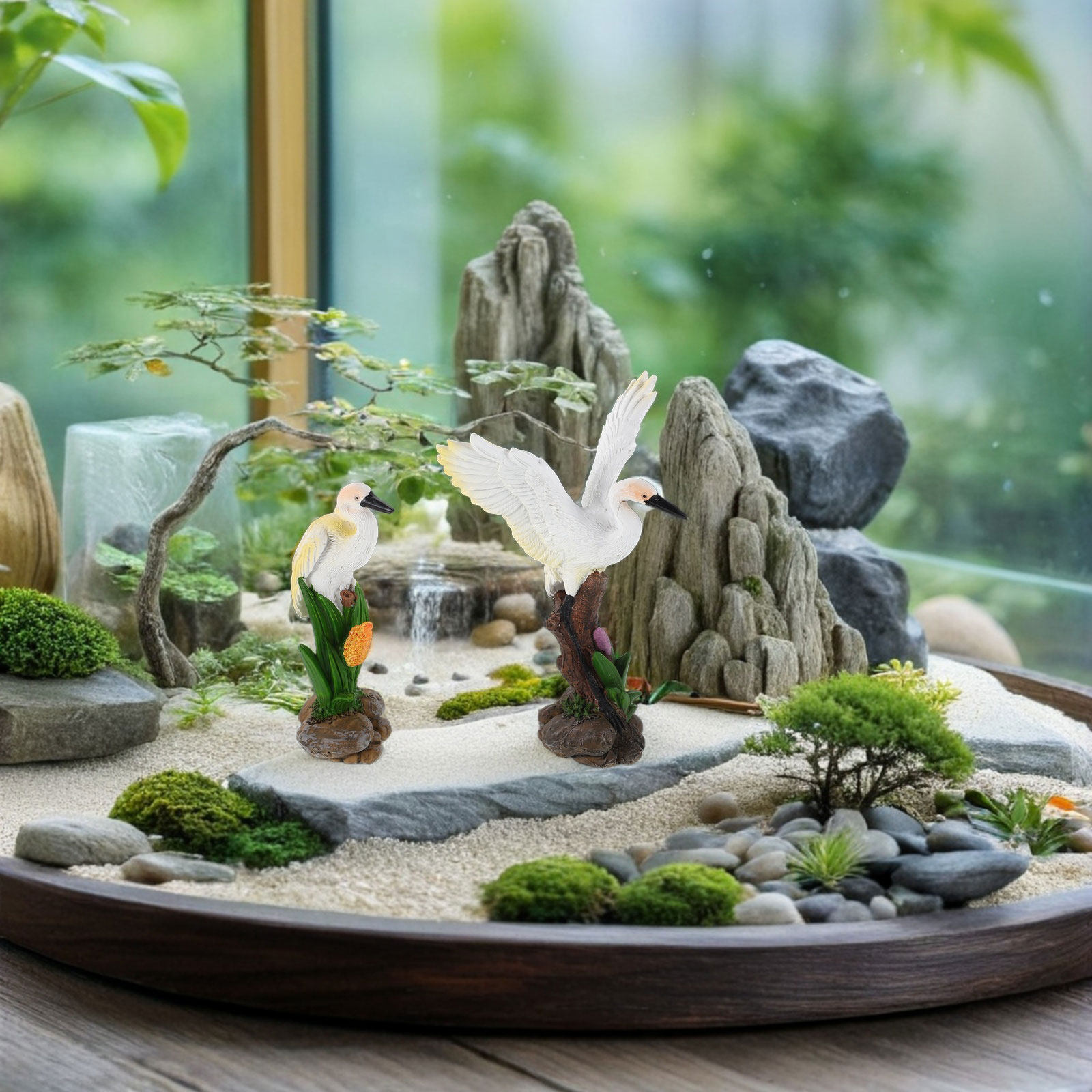 Statue d'oiseau décorative en  - Bonsai Garden Landscape Design avis et prix