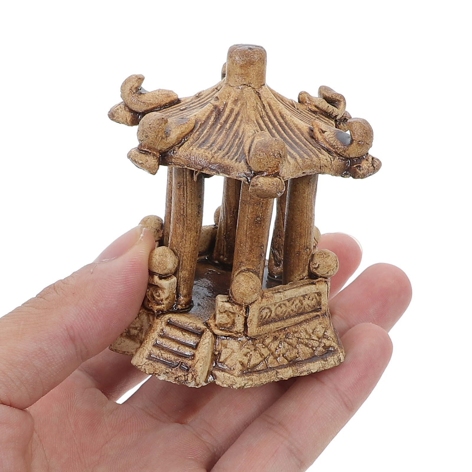 Statue de pagode hexagonale mi - Bonsai Garden Miniature avis et prix