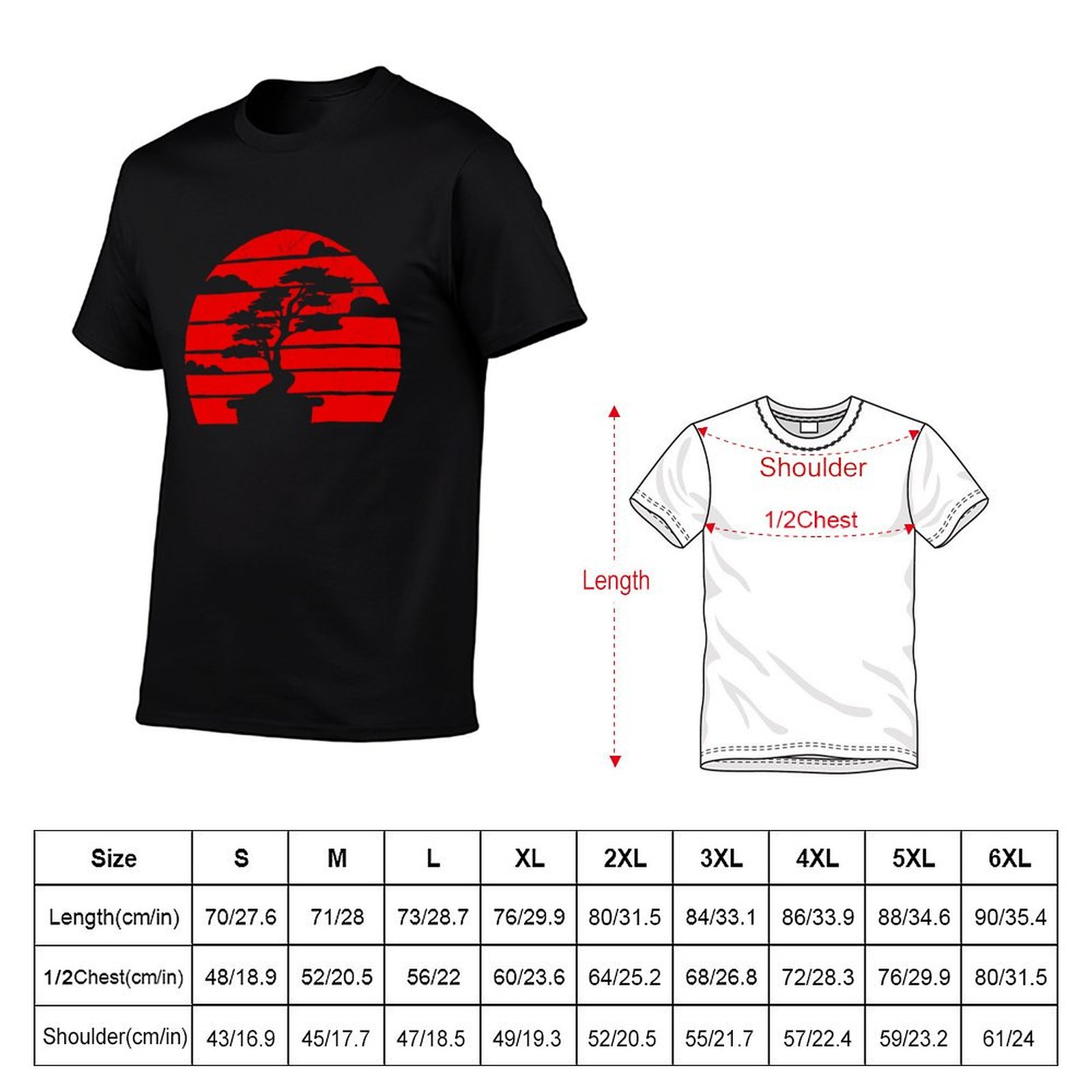 T-Shirt à manches courtes pour - Bonsai Tree Garden Japan avis et prix