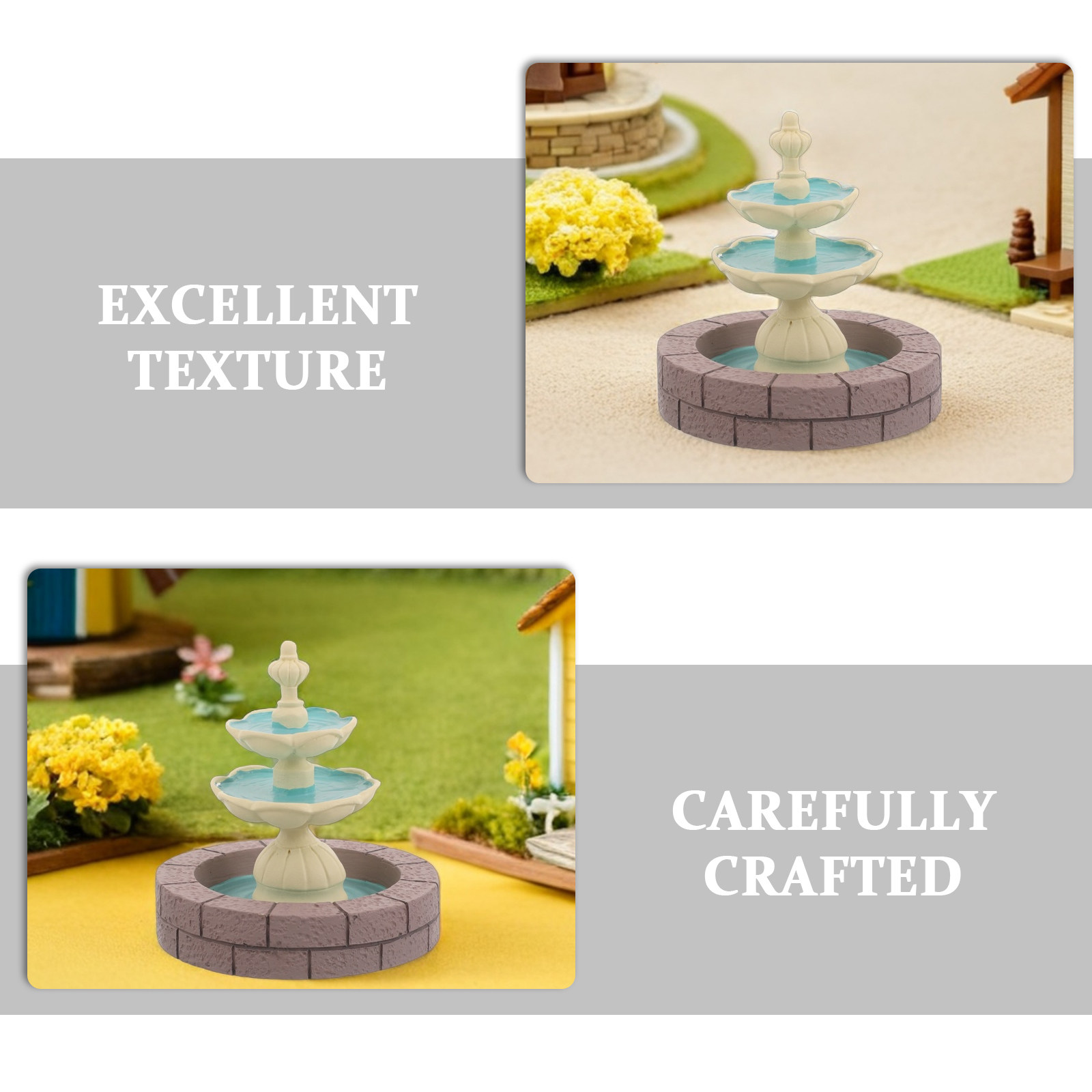 2 pièces de mini fontaines déc - Bonsai Garden Miniature avis et prix