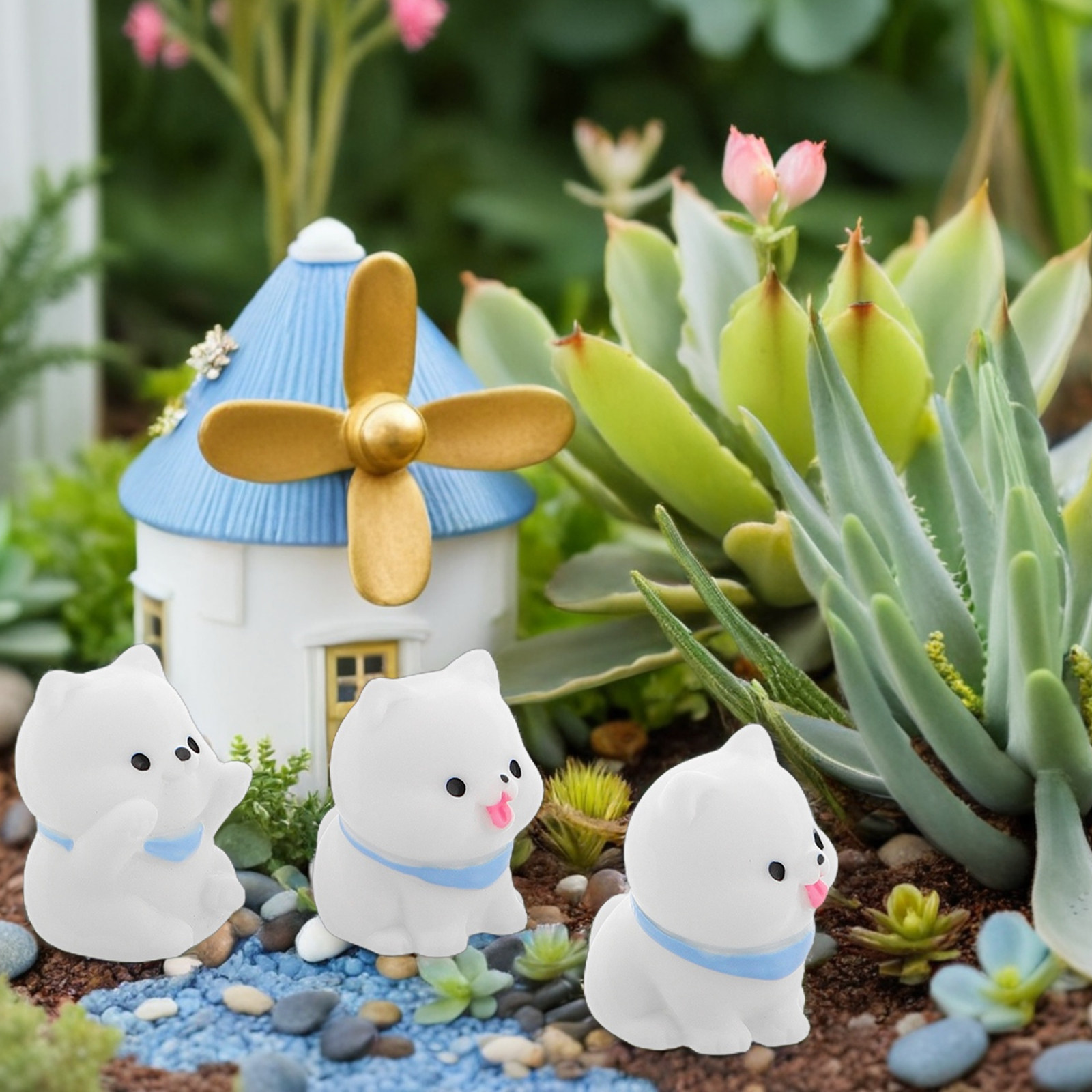 8 figurines de chiens fantaisi - Bonsai Garden Landscape Design avis et prix