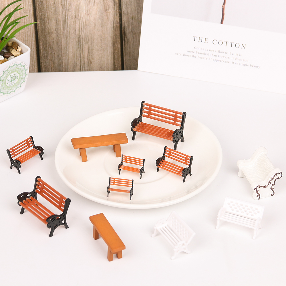 Tabourets de banc miniatures e - Bonsai Garden Miniature avis et prix