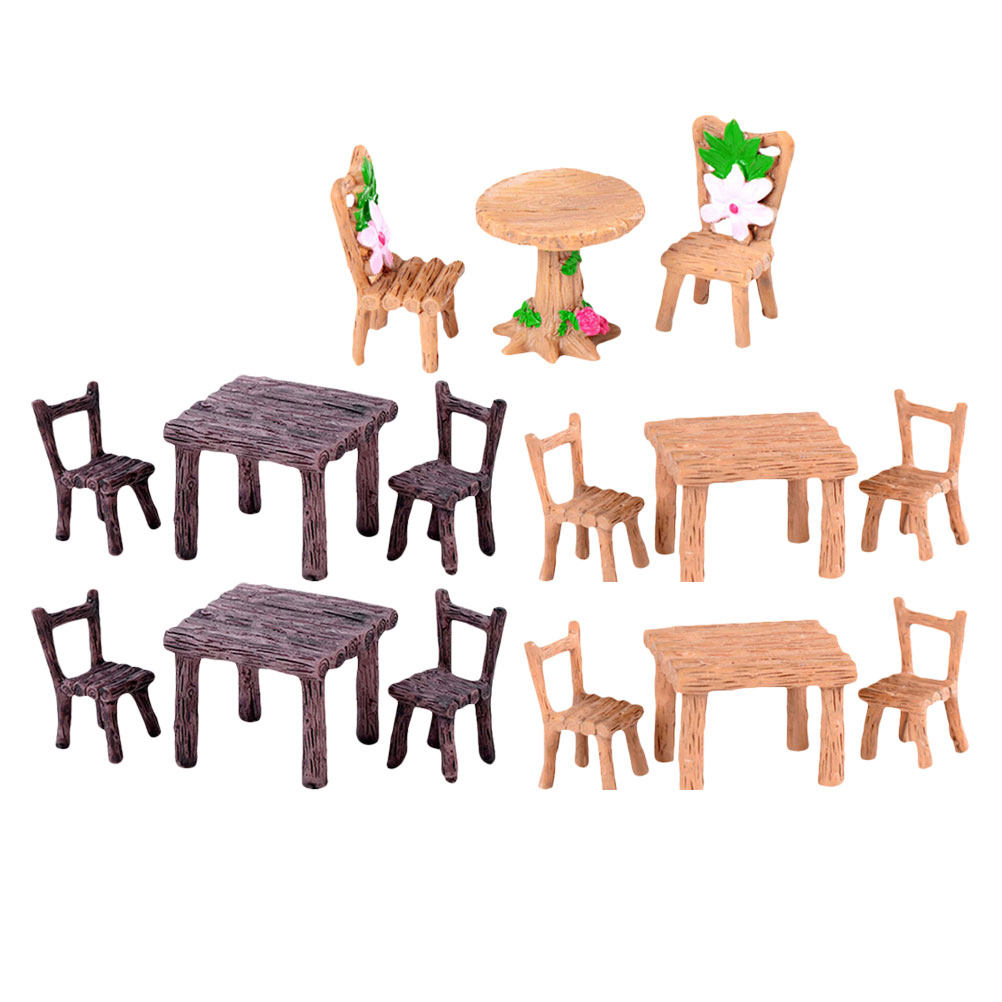 5 ensembles de mini chaises et - Bonsai Garden Miniature avis et prix